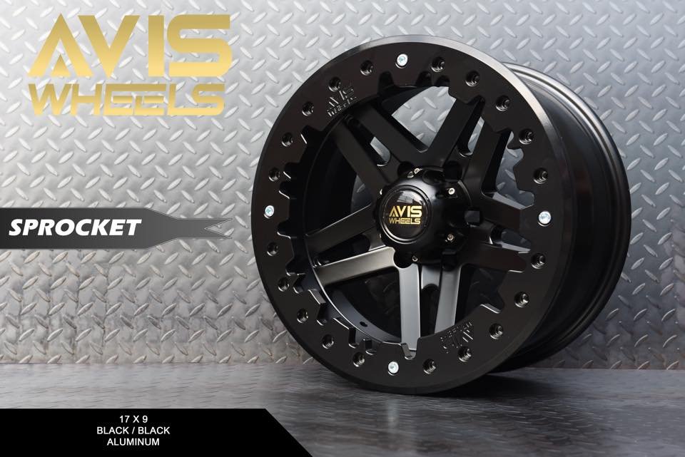 AVIS WHEELS SPROCKET BLACK BLACK RING